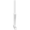 Ekena Millwork Richland Architectural Grade PVC Gable Bracket, 96"W x 64"H x 4"D x 4"F, 16/12 Pitch GBP096X64X0404RIC00 - alternate 3